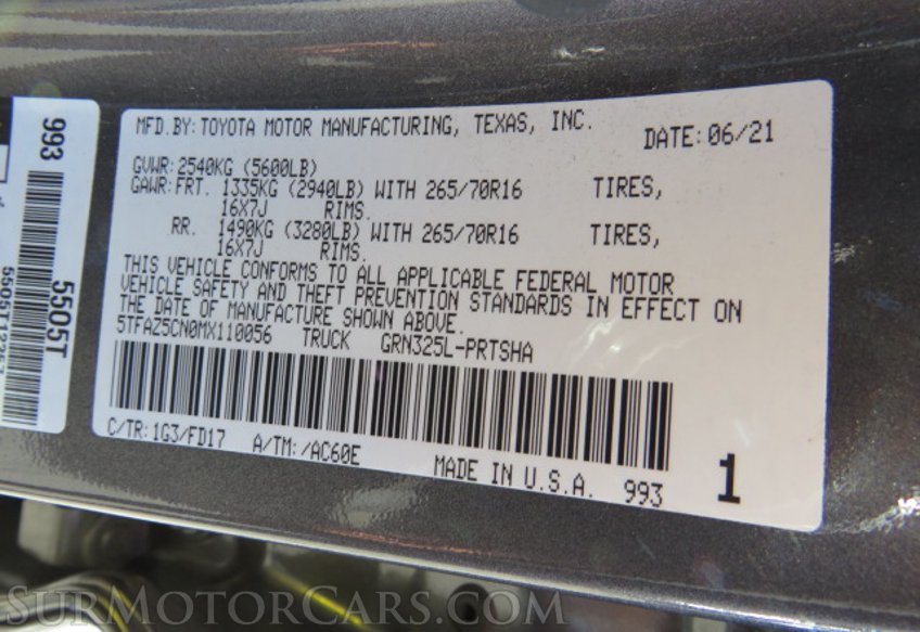 2021 Toyota Tacoma - Image 53