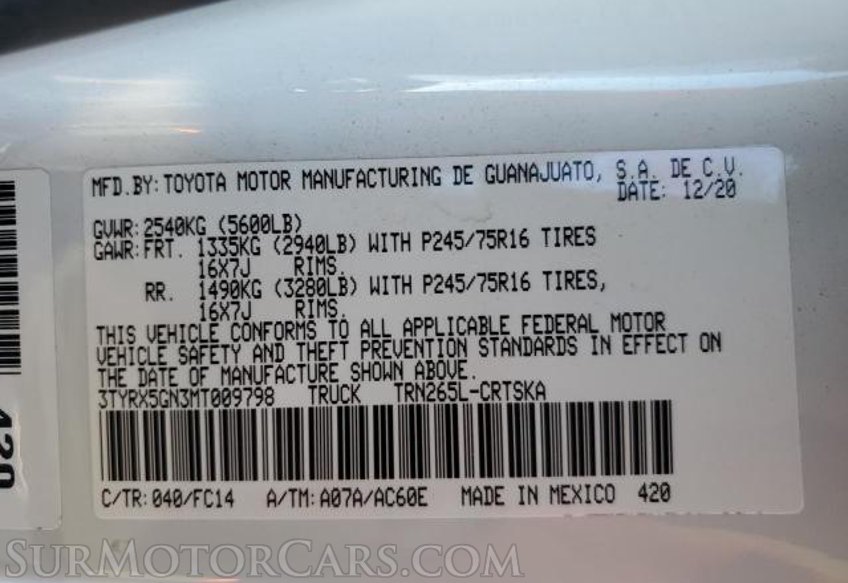 2021 Toyota Tacoma - Image 9