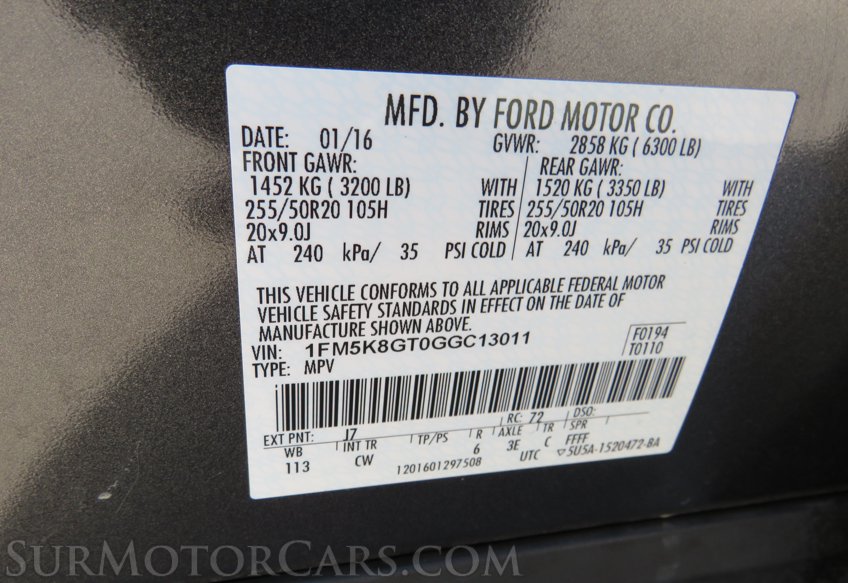 2016 Ford Explorer - Image 64