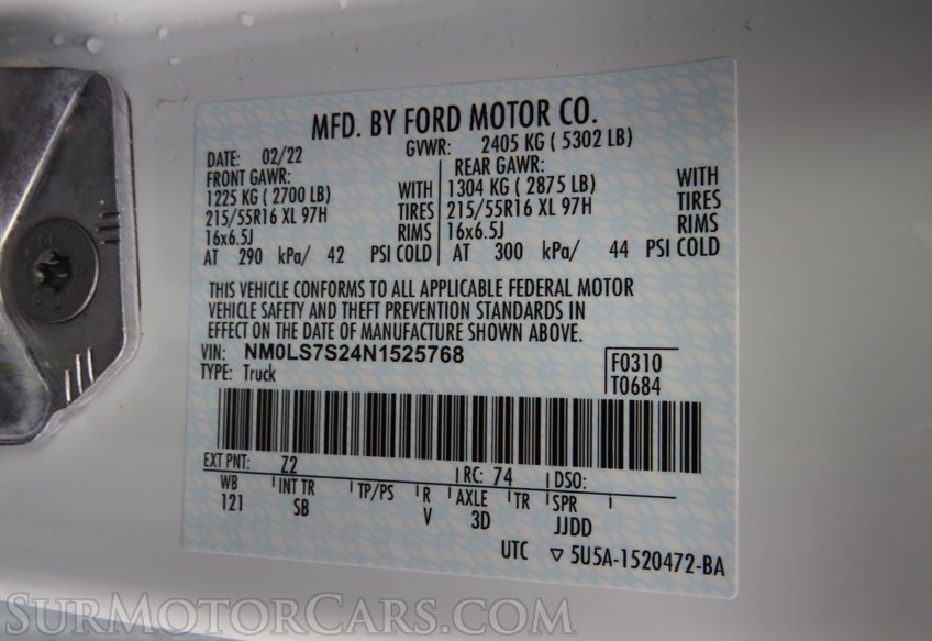 2022 Ford Transit Connect Van - Image 55