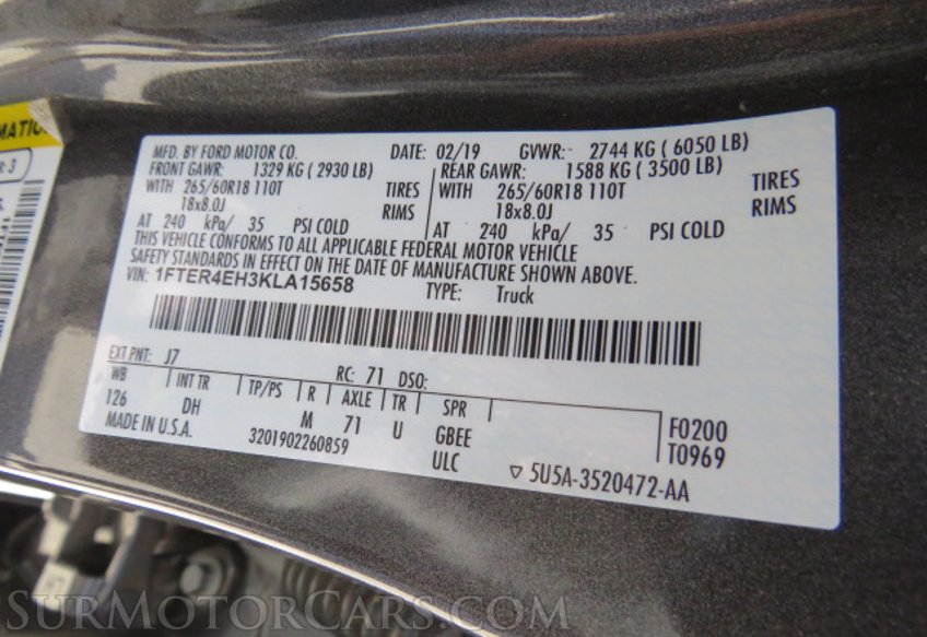 2019 Ford Ranger - Image 30