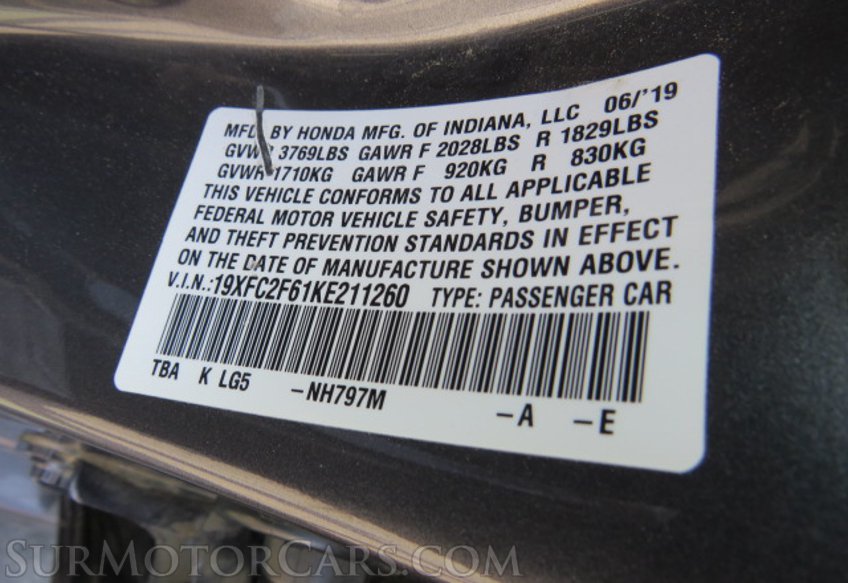 2019 Honda Civic Sedan - Image 46