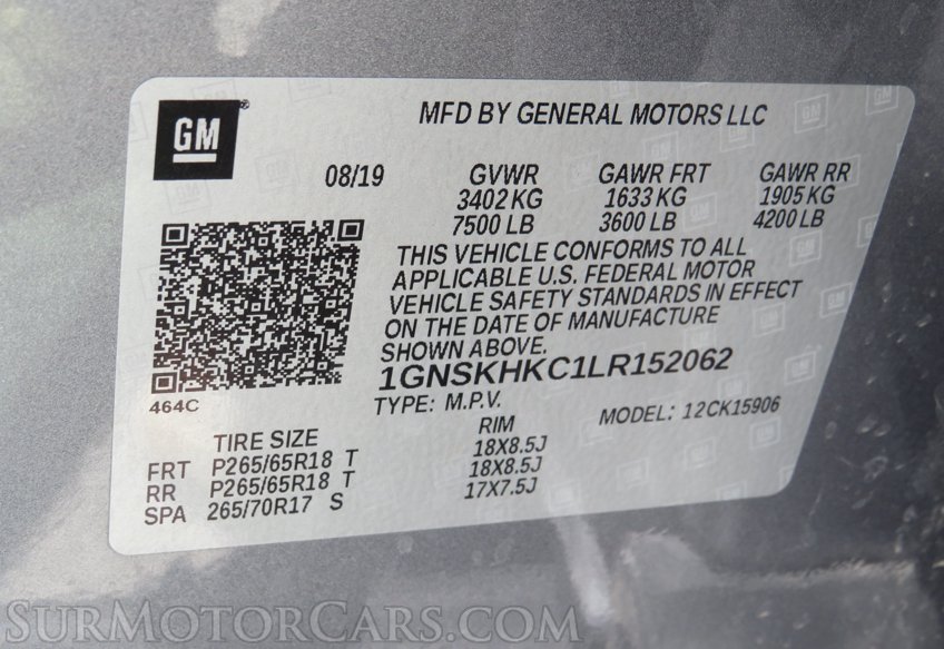 2020 Chevrolet Suburban - Image 64