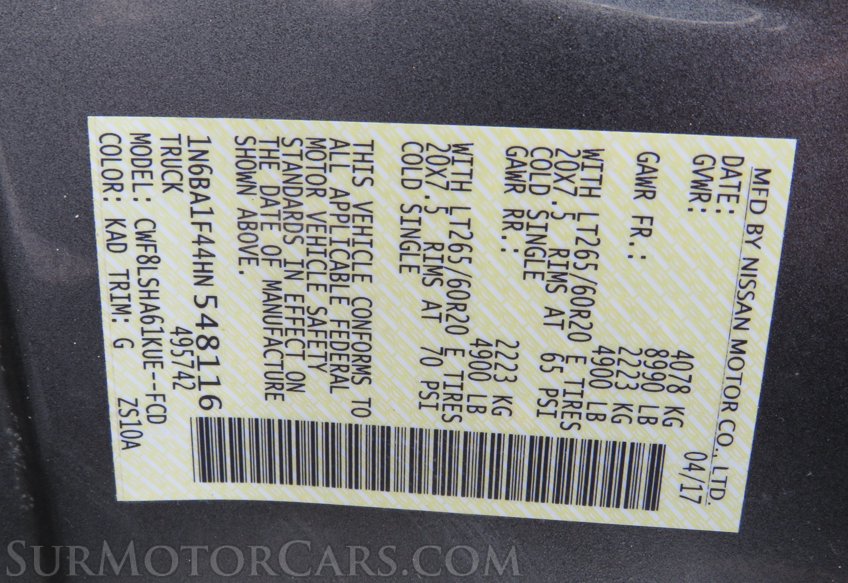 2017 Nissan Titan XD - Image 65