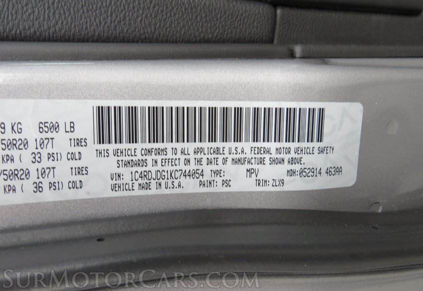 2019 Dodge Durango - Image 60