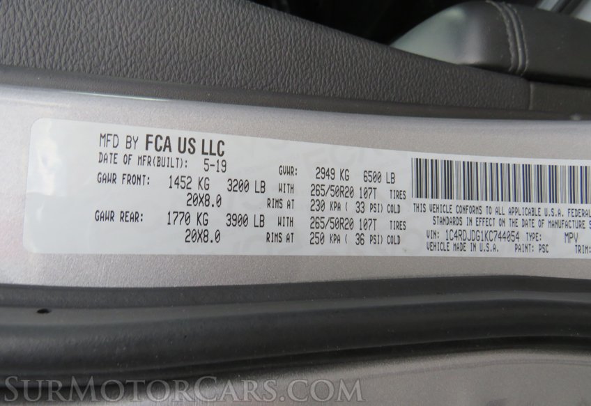 2019 Dodge Durango - Image 64