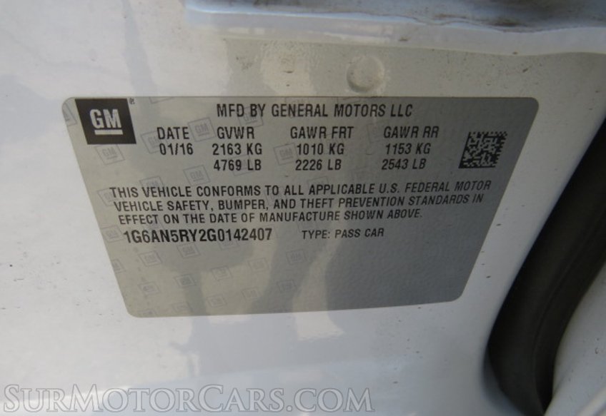 2016 Cadillac ATS-V Sedan - Image 57