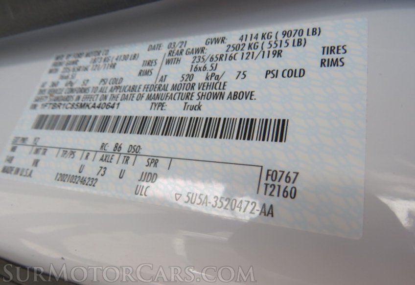 2021 Ford Transit Cargo Van - Image 47