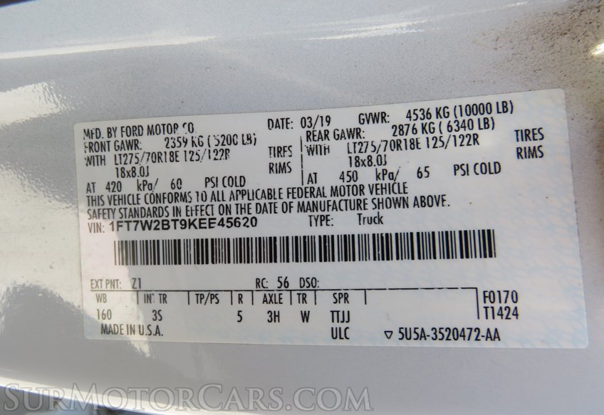 2019 Ford Super Duty F-250 SRW - Image 69