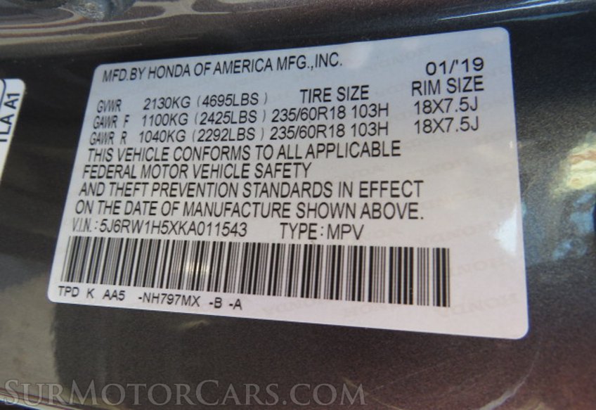 2019 Honda CR-V - Image 47