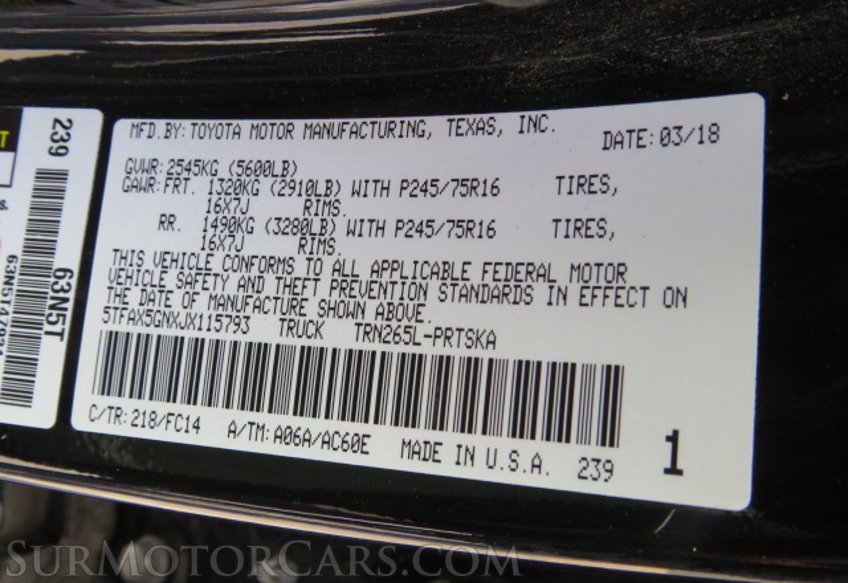 2018 Toyota Tacoma - Image 45