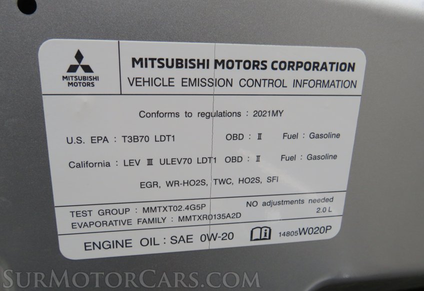 2021 Mitsubishi Outlander Sport - Image 56