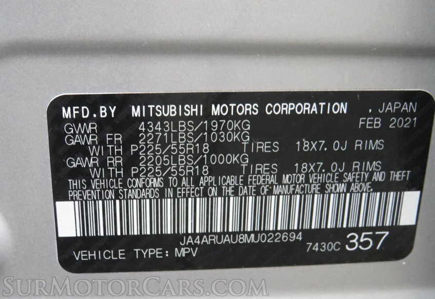 2021 Mitsubishi Outlander Sport - Image 54