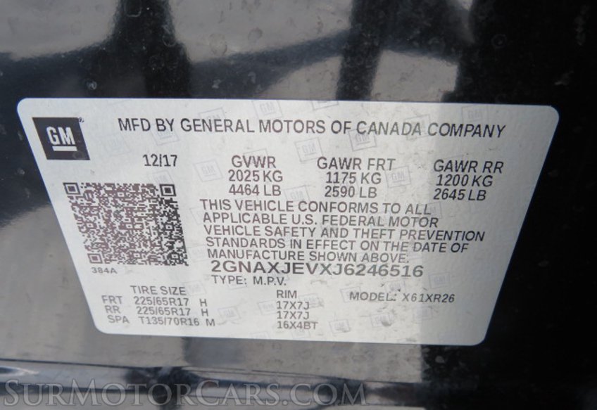 2018 Chevrolet Equinox - Image 52