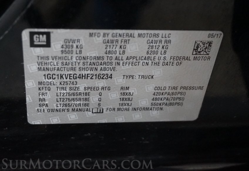 2017 Chevrolet Silverado 2500HD - Image 56