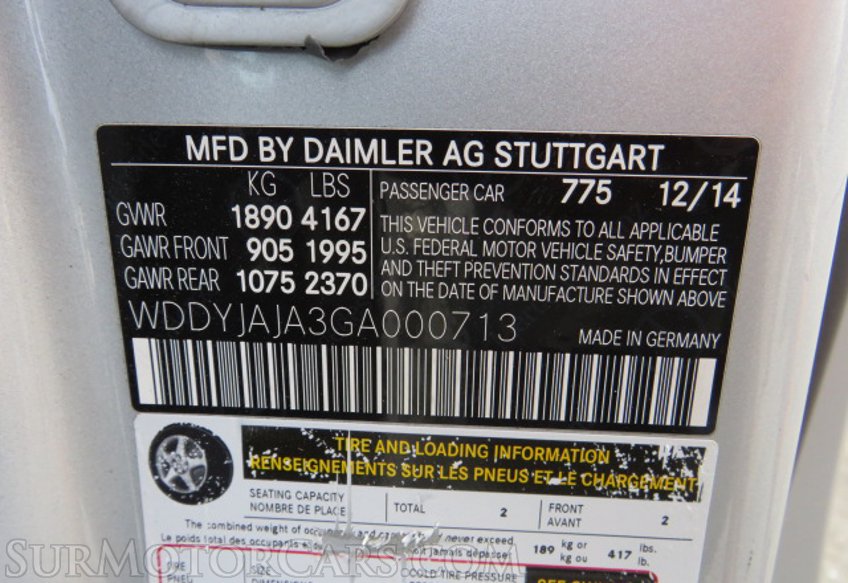 2016 Mercedes-Benz AMG GT - Image 48