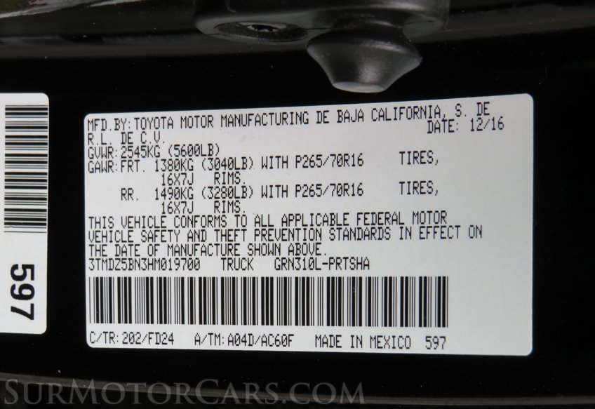 2017 Toyota Tacoma - Image 60