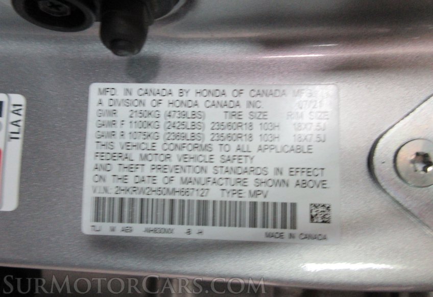 2021 Honda CR-V - Image 56