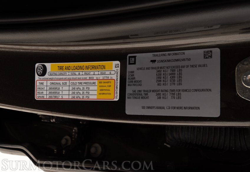 2021 Chevrolet Tahoe - Image 101