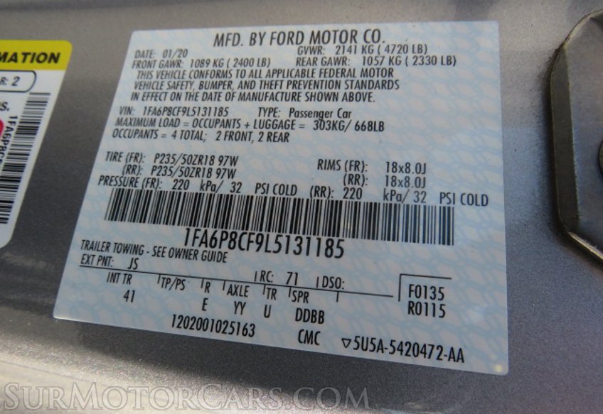2020 Ford Mustang - Image 44