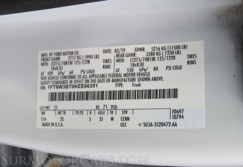 2019 Ford Super Duty F-350 SRW - Image 64