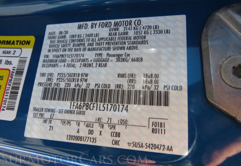 2020 Ford Mustang - Image 32