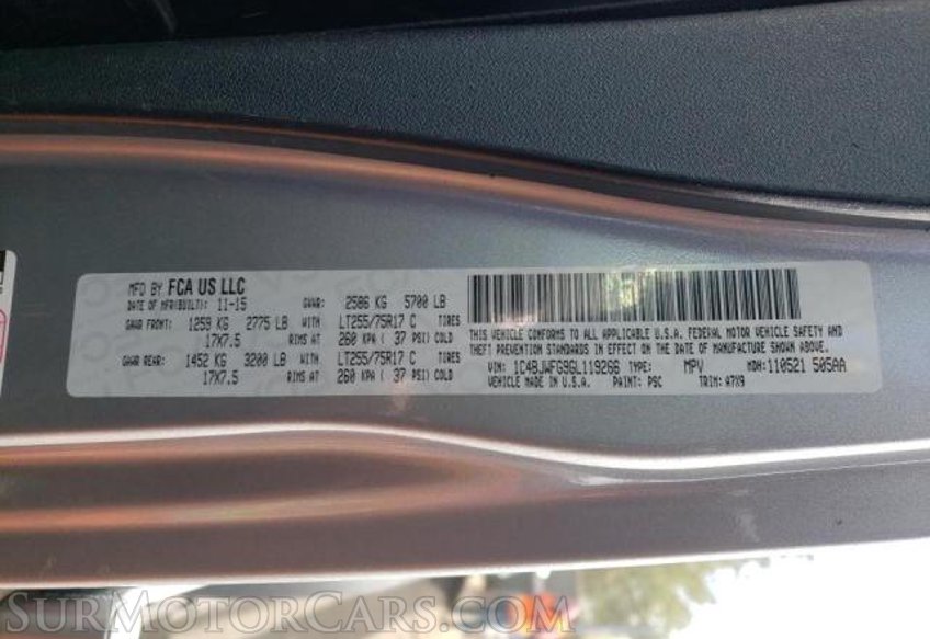 2016 Jeep Wrangler Unlimited - Image 9