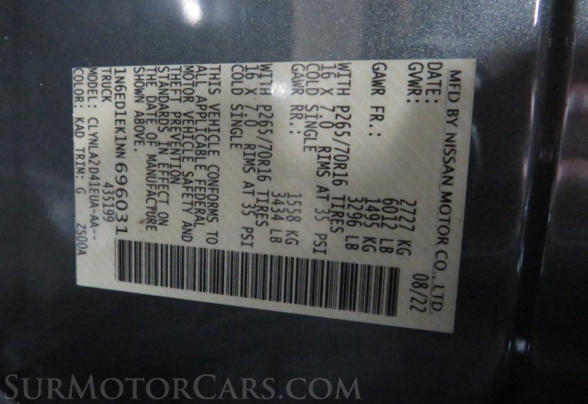 2022 Nissan Frontier - Image 49