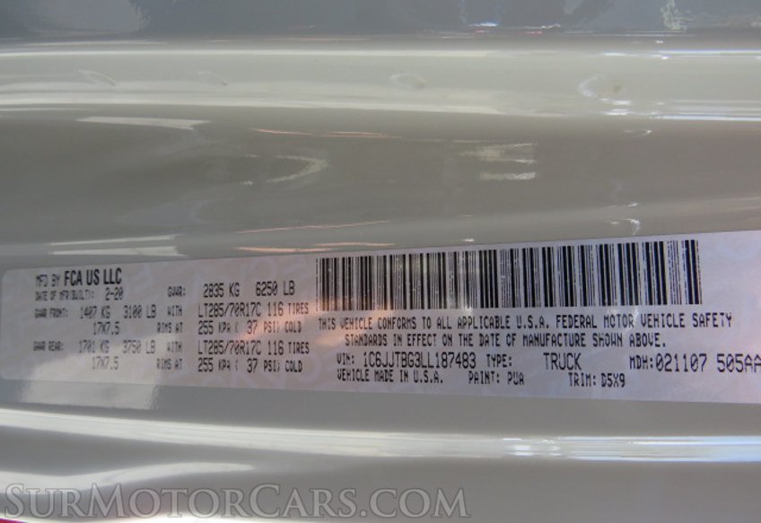 2020 Jeep Gladiator - Image 57