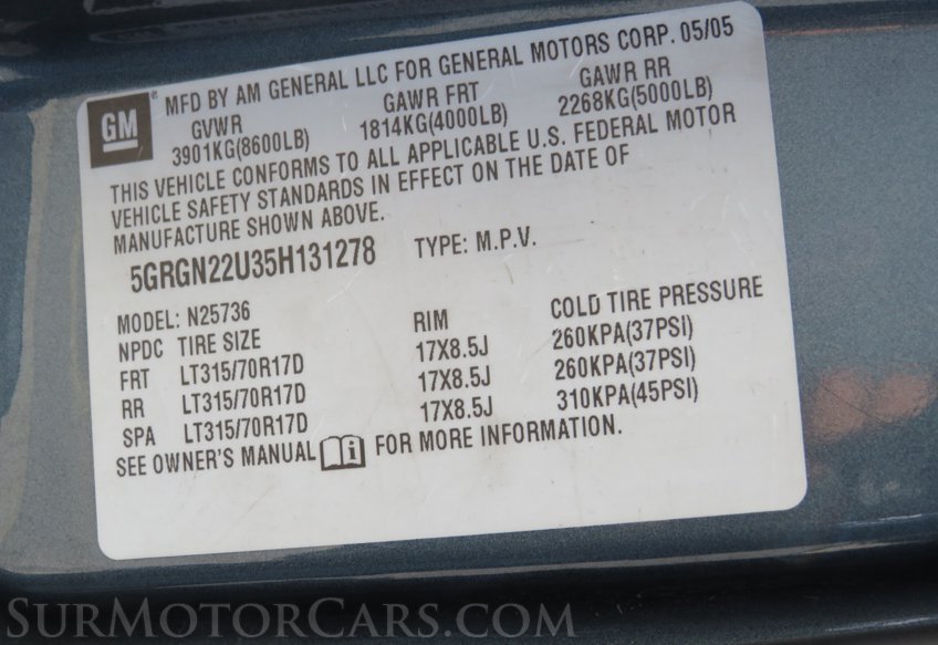 2005 Hummer H2 - Image 64