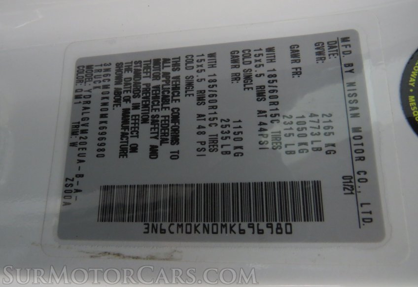 2021 Nissan NV200 Compact Cargo - Image 54