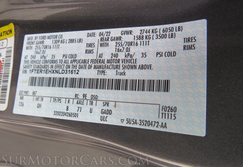 2022 Ford Ranger - Image 43