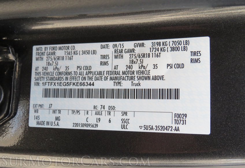 2015 Ford F-150 - Image 62