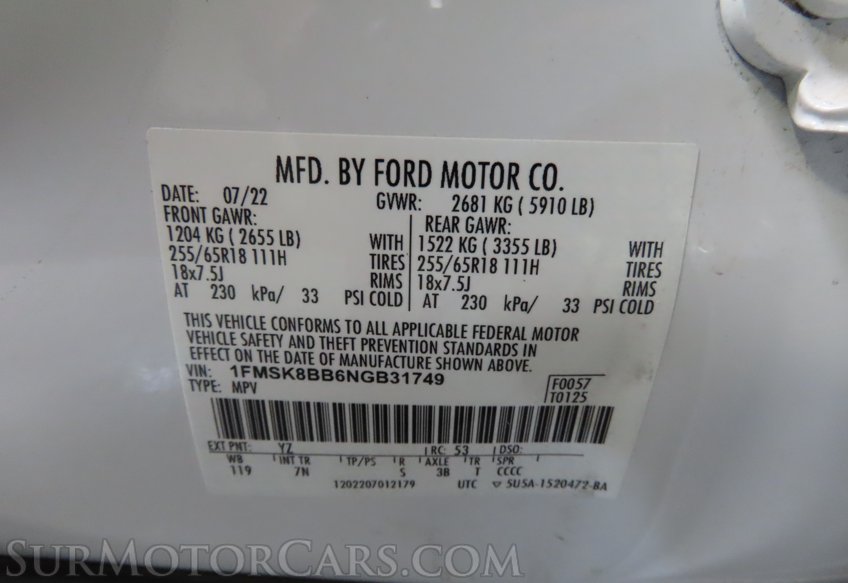 2022 Ford Explorer - Image 54