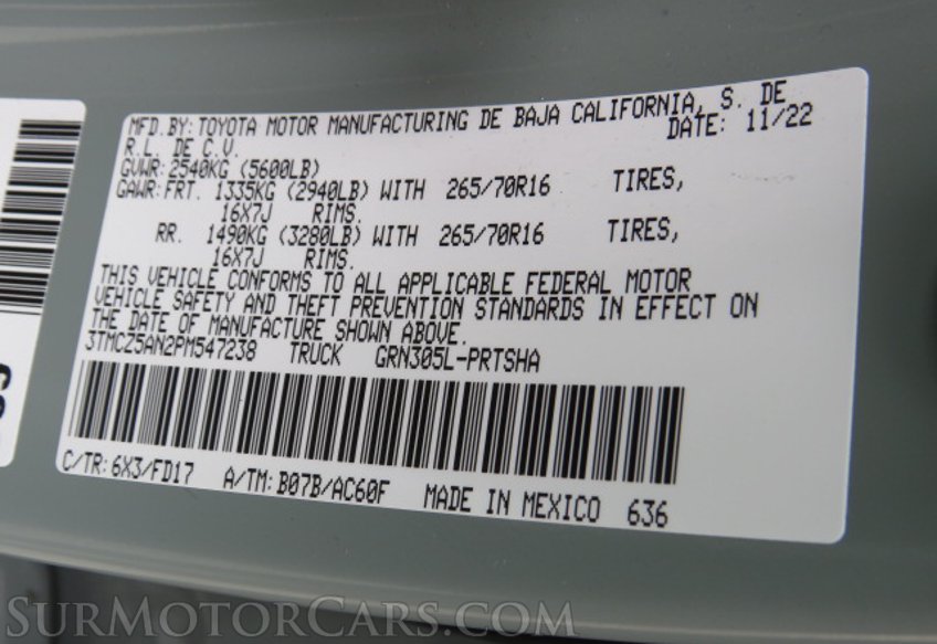 2023 Toyota Tacoma 4WD - Image 56