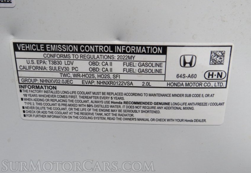 2022 Honda Civic Sedan - Image 45