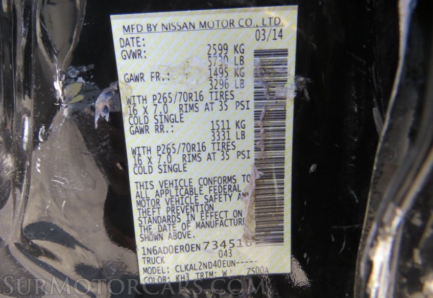 2014 Nissan Frontier - Image 47