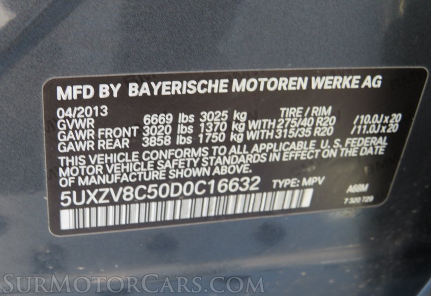 2013 BMW X5 - Image 59