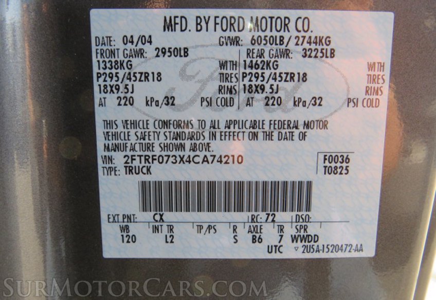 2004 Ford F-150 Lighting - Image 50