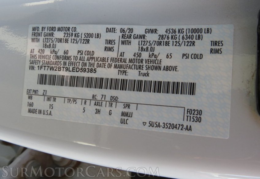 2020 Ford Super Duty F-250 SRW - Image 48