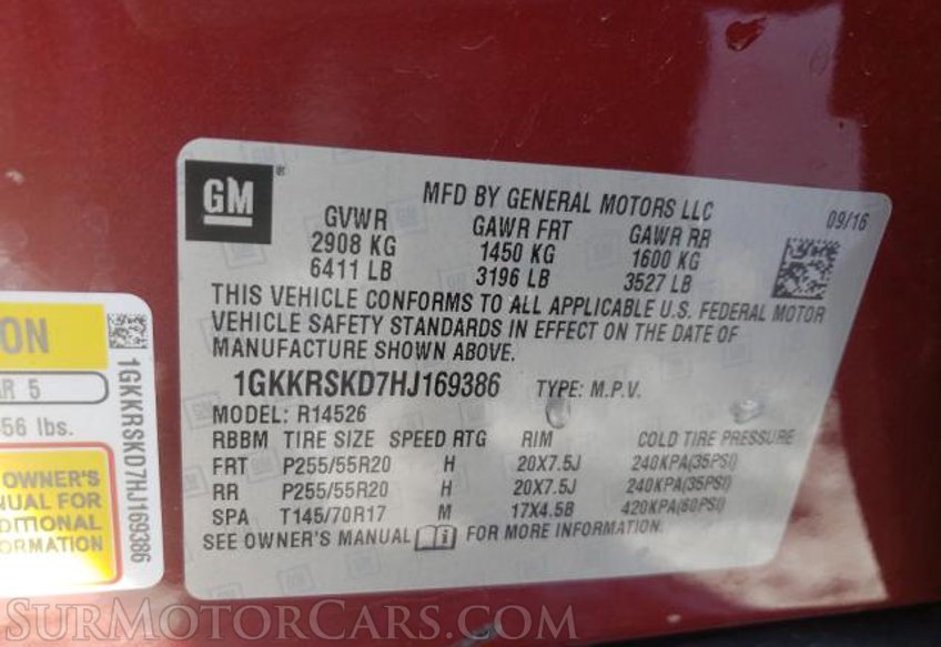 2017 GMC Acadia Limited - Image 9