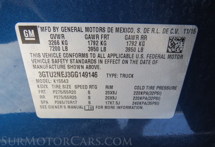 2016 GMC Sierra 1500 - Image 52