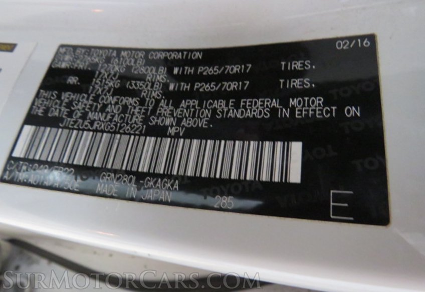 2016 Toyota 4Runner - Image 51