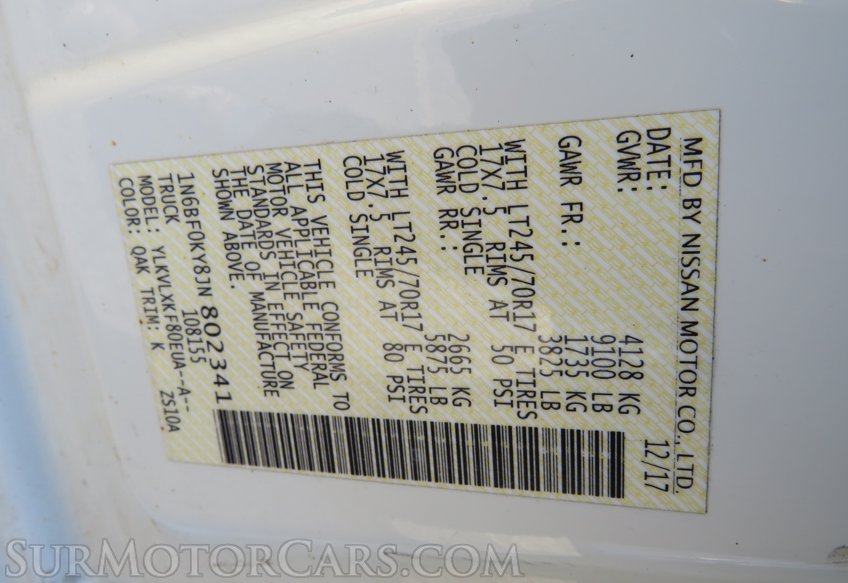 2018 Nissan NV Cargo - Image 44