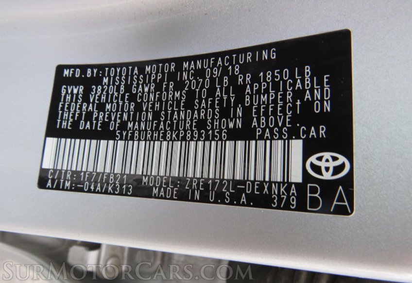 2019 Toyota Corolla - Image 45