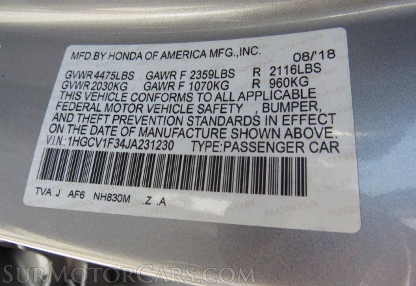 2018 Honda Accord Sedan - Image 47