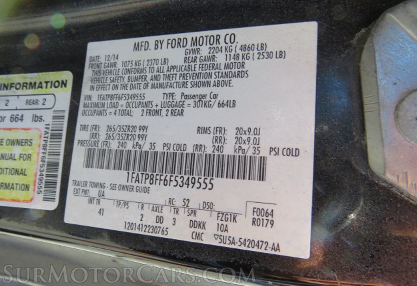 2015 Ford Mustang - Image 50