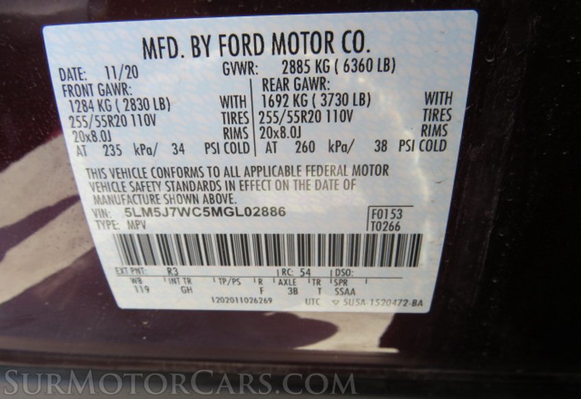 2021 Lincoln Aviator - Image 70