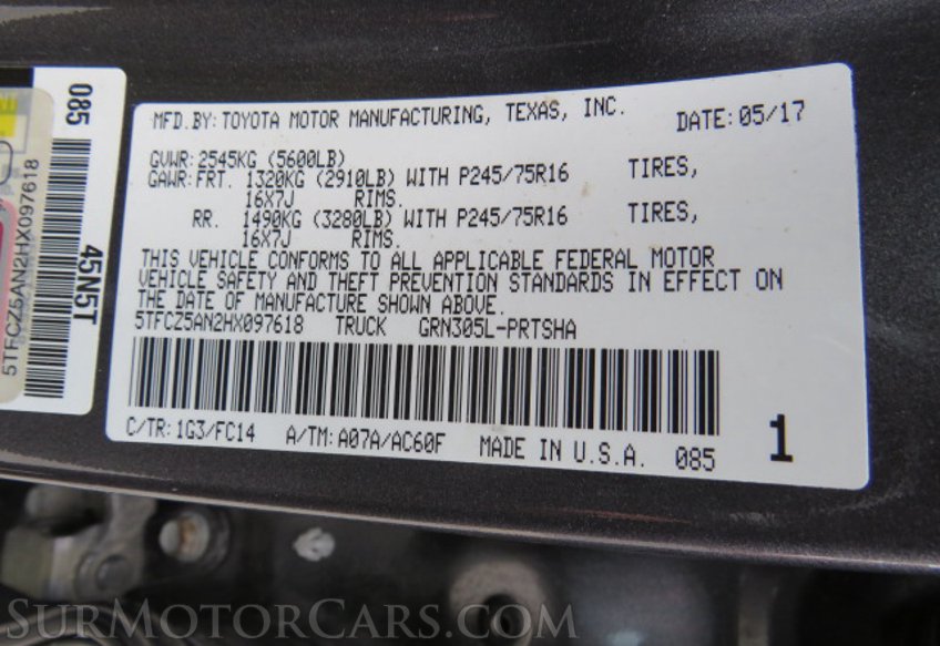 2017 Toyota Tacoma - Image 56