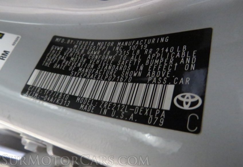 2020 Toyota Corolla - Image 48